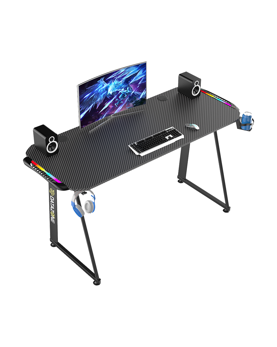 داتازون طاولة العاب احترافية 153 سم اسود GT-202B RGB