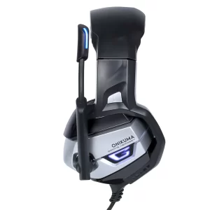 سماعات رأس K5 للألعاب من ONIKUMA بإضاءة LED بلون أسود