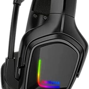 سماعات رأس K20 للألعاب RGB من ONIKUMA بلون أسود