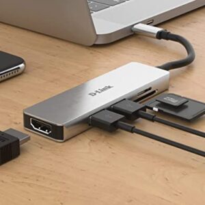 موزع يو اس بي - سي™ 5 في 1 من دي لينك، - DUB-M530