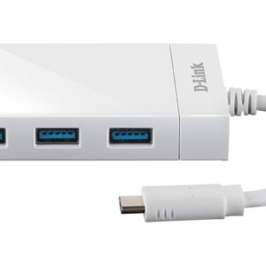 محول موزع من منفذ USB‑C الى 3 منافذ USB 3.0 من دي لينك موديل DUB-D410