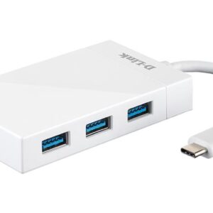 محول موزع من منفذ USB‑C الى 3 منافذ USB 3.0 من دي لينك موديل DUB-D410
